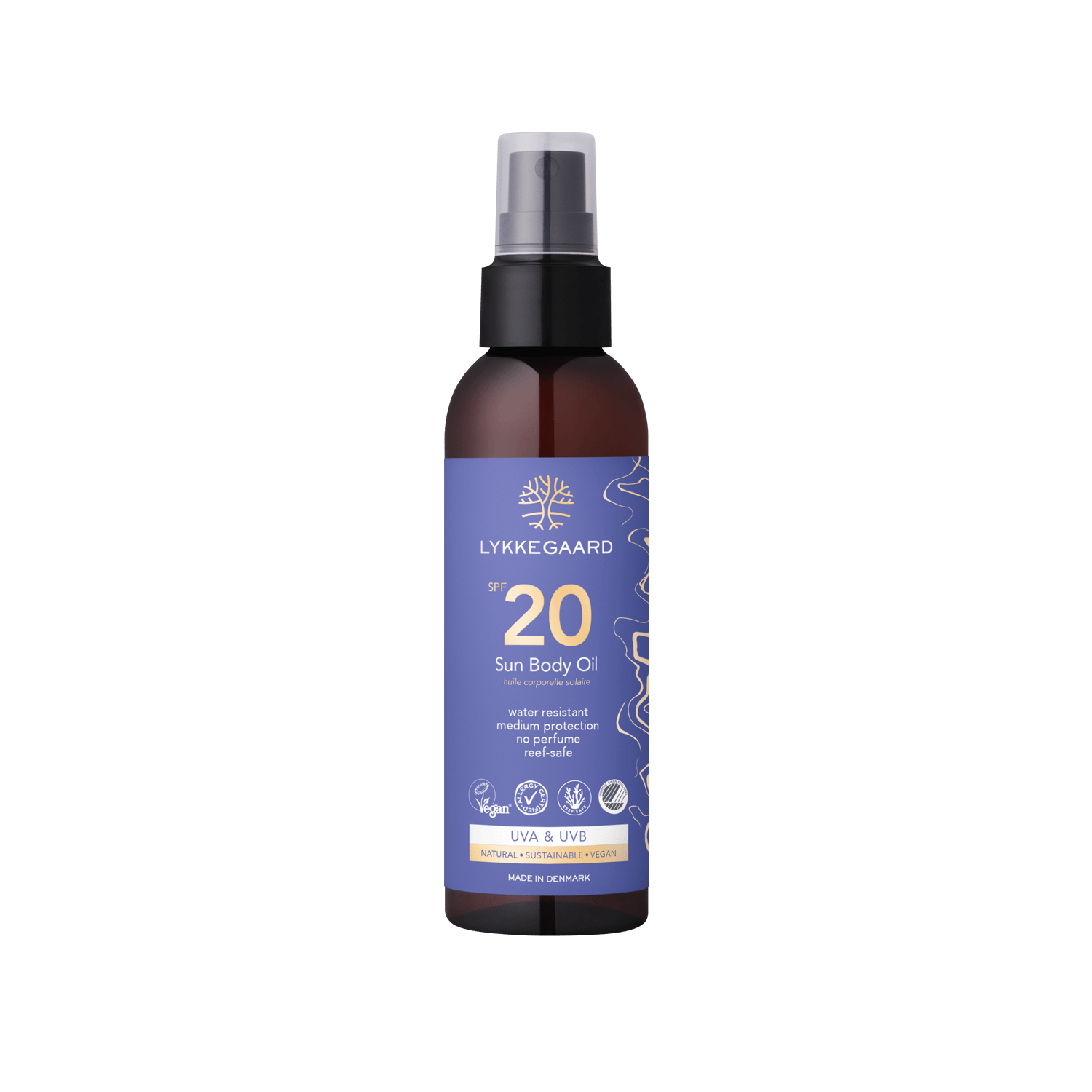LYKKEGAARD Sun Body Oil SPF 20
